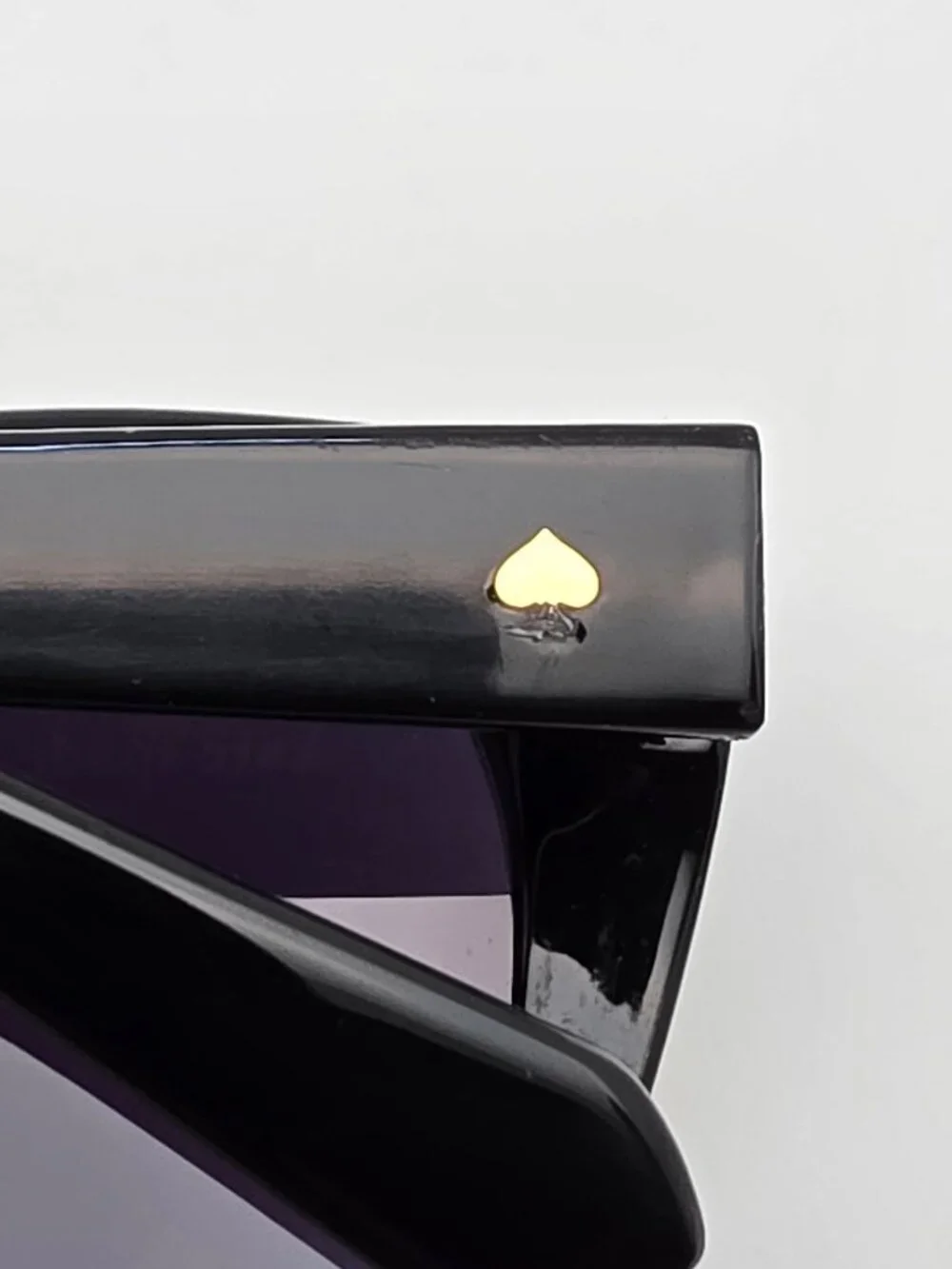 Kate Spade Samantha Black Frame Grey Gradient Lens Cat Eye Sunglasses 54-20-140